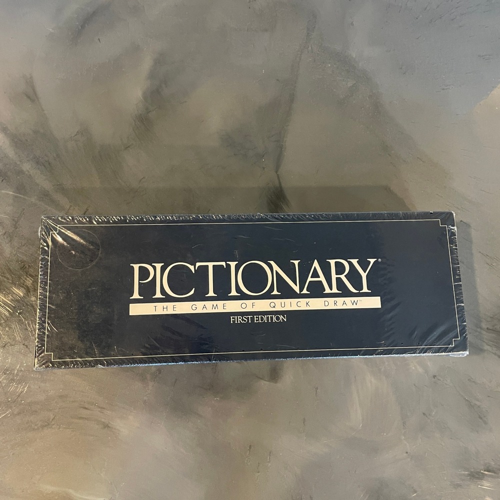 Vintage 1985 Pictionary First Edition Board Game Factory Sealed New Rare